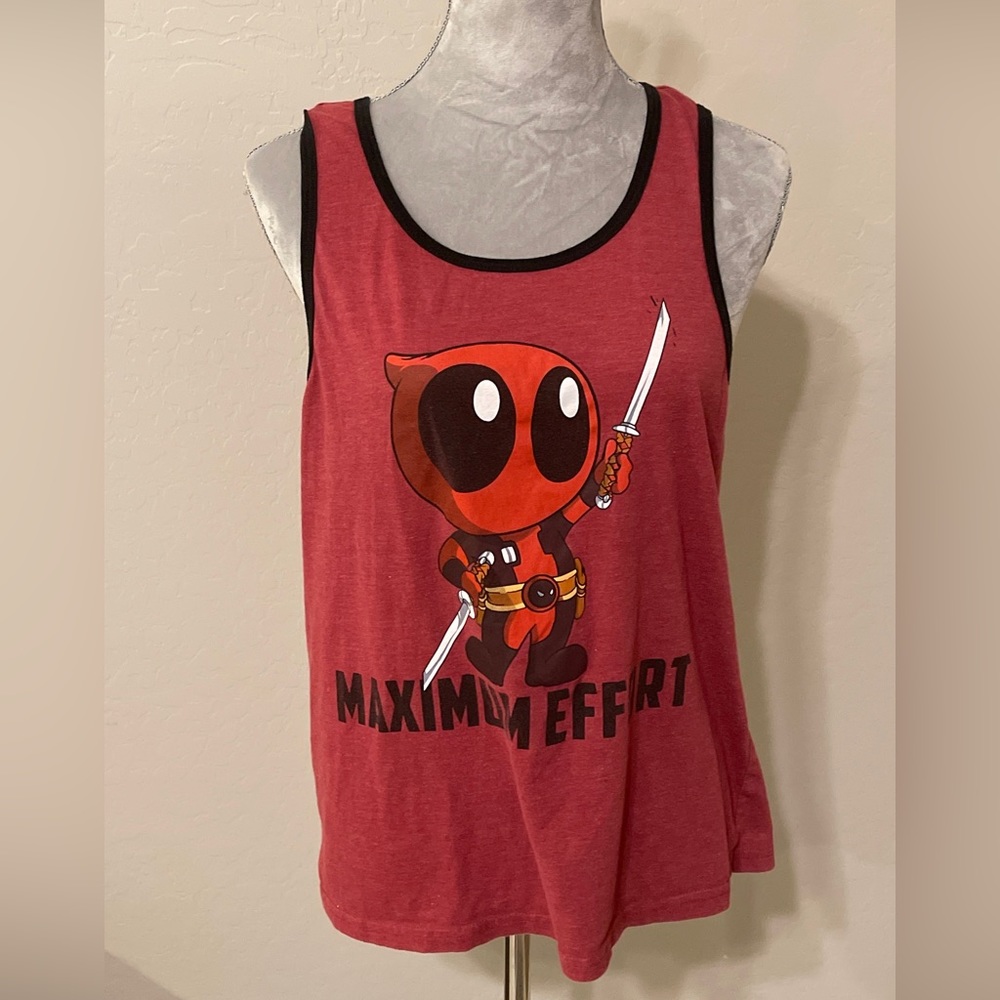 Women’s Medium Deadpool Marvel Brand Tank Top